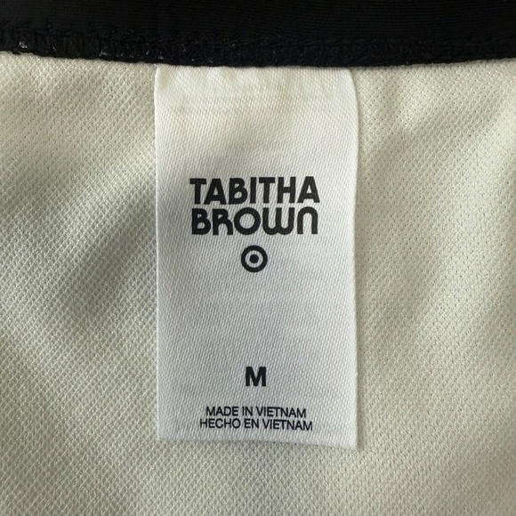 Tabitha Brown for Target Striped/Dot Print Tie-Front One Piece Swimsuit Sz M - Picture 5 of 9